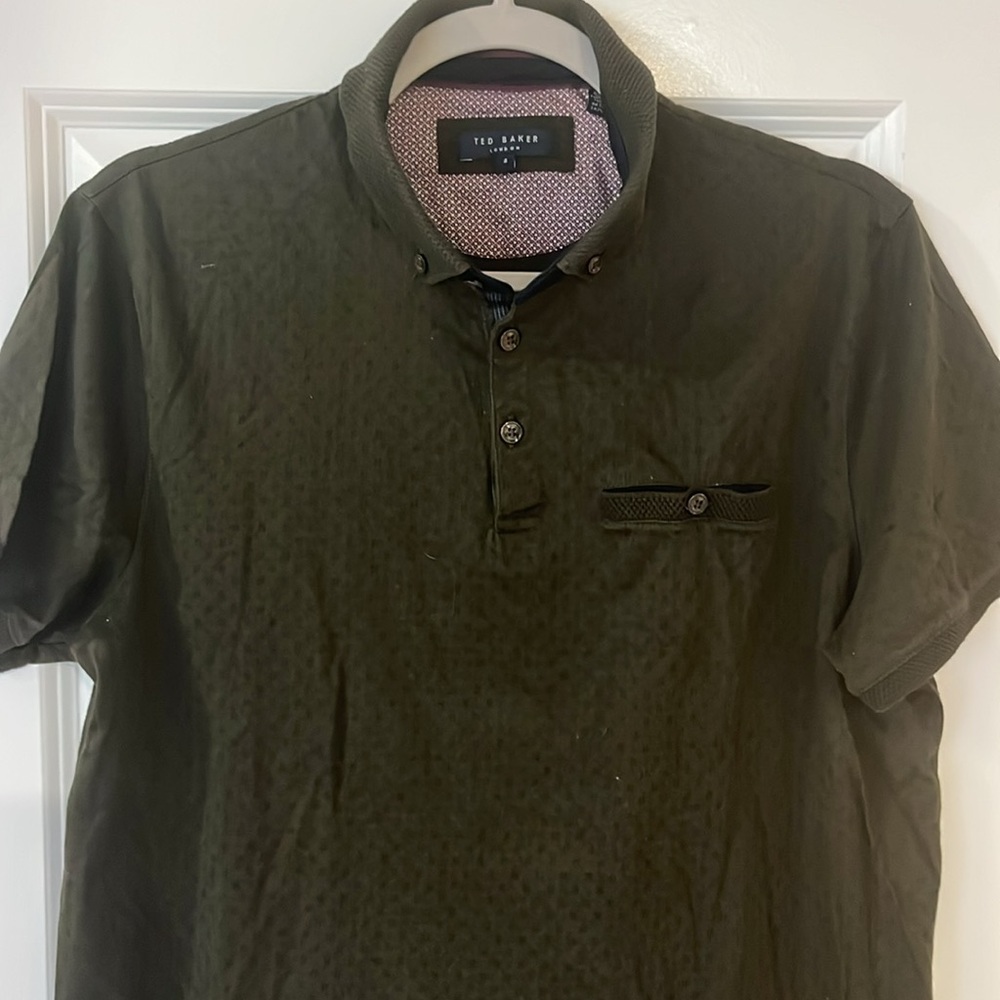 Ted Baker Dark Green Men's Polo Shirt